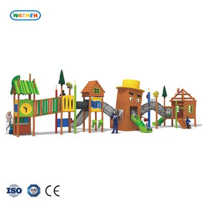 China Modern Creative Children Playground Equipment Toys Outdoor Wood for sale