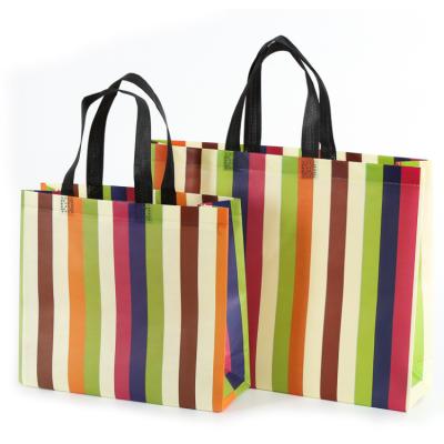 China Fashion Custom Customer Folding Tote Reusable Recycled Eco Fabric Nonwoven Shopping Bag for sale