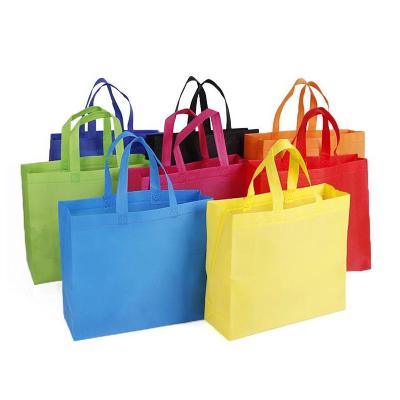 China Wholesale Custom Logo Eco-Friendly Folding Recycle Reusable Foldable Nonwoven Shopping Bag for sale