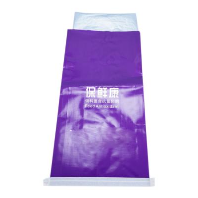 China Recycled Materials Recycled PP Woven Laminated Chemical Packing Bag With Aulium Film for sale