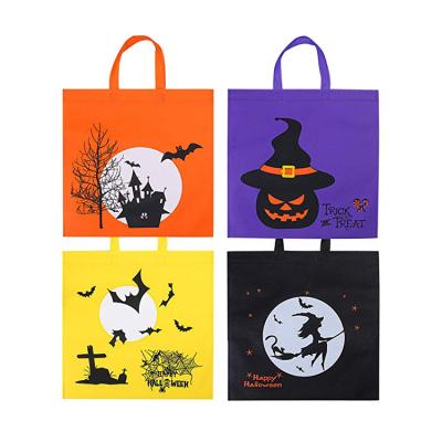 China Hot Sale Party Gift Folding Handbag Printing Non Woven Bags For Halloween for sale