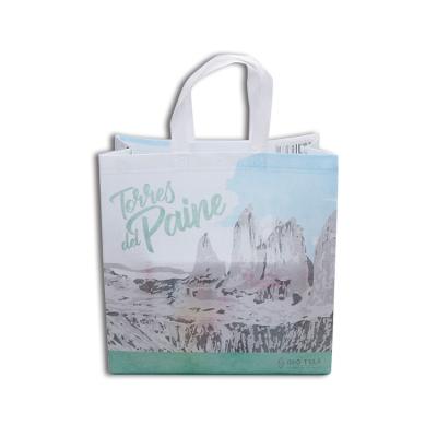 China Eco fashion pla biodegradable non woven fabric box packaging shopping bag for sale