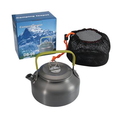 China HALIN Viable 0.8L Outdoor Portable Kettle Teapot Hiking Travel Aluminum Camping Custom Design Ultralight Tea Kettles Picnic Tea Kettle for sale