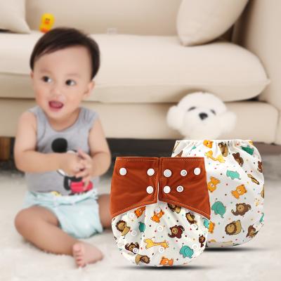 China Washable Baby Printed Cloth Diapers AI2 Comfortable Eco-Friendly Reusable Diaper Wholesale Baby Cloth Diapers for sale