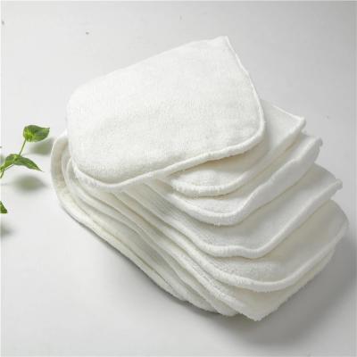 China Superb Printed Washable Absorb Microfiber Diaper 5 Layer Baby Cloth Diaper Inserts for sale