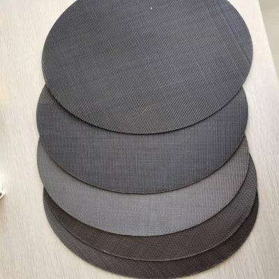 China Heat Resistance Rubber Filter Black Iron Mesh 12/64 14/88 Dutch Mesh Weave Mesh Factory for sale