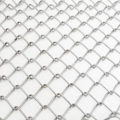 China Easily Assembled Hot Dip Galvanized Wire Armor Chain Link Fence For Sale for sale