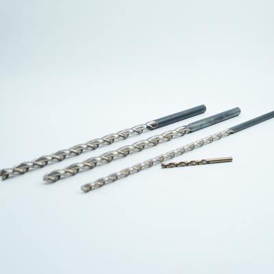 China Metal Drilling HSS Twist Drill Bits Extra Long Straight Shank Drill Bits for sale