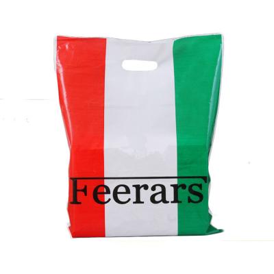 China BIODEGRADABLE custom made reusable eco beach carry handle fashion poly plastic bag cute plastic bag for sale