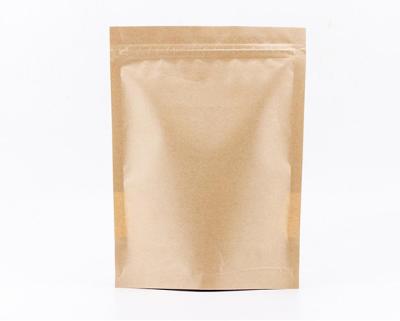 China Recyclable Reusable Snack Cookie Bag Packaging Kraft Paper Bag for sale