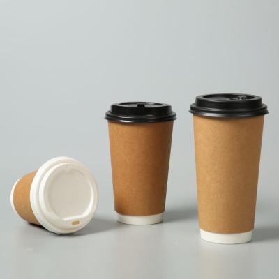 China Custom Logo Printed Disposable Paper Cups With Lids Disposable Coffee Paper Cup Making Machine Disposable Paper Coffee Cups for sale