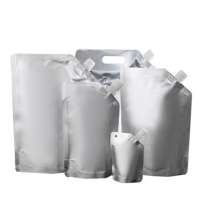 China BIODEGRADABLE most popular aluminum foil plastic bag with aluminum spouts pouch screw spout spout pouch for sale