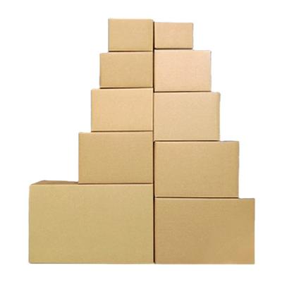 China Customized Recyclable Express Mail Wholesale Cardboard Box Aircraft Box 3-Layer Packaging And Delivery Small Carton for sale