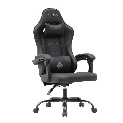 China (Size)Anji Factory Adjustable Chair Wholesale Gaming Dedicated PC Gaming Chair For Pillow Leather Furniture for sale