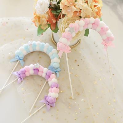 China 2021 New Statistical Arch Ball Hair Bow Cake Decoration Viable Baking Tool Birthday Cake Equipments for sale