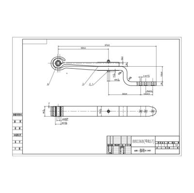 China BPW Air Suspension New Product Z Type Parabolic Guide Arm Leaf Spring Suitable For BPW Air Suspension for sale