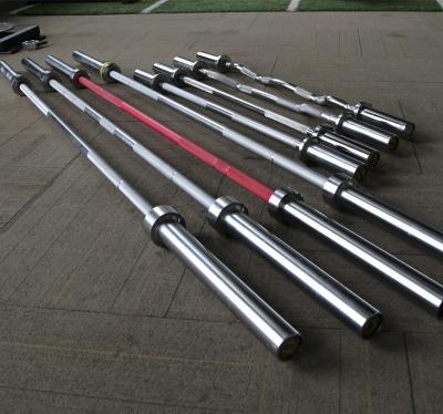 China Bench Press Weight Lifting Bar Chrome Barbells Weight Lifting Hard Bar for sale