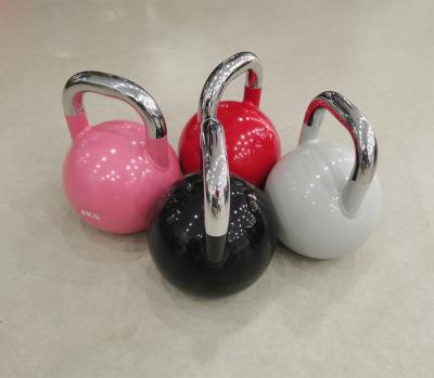 China Universal Top Grade Logo Color Weight Competition Steel Custom Kettlebell for sale