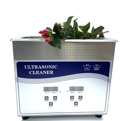 China Industrial Ultrasonic Ultrasonic Cleaner 6L Stainless Steel Heat Element Surgical Instruments Ultrasonic Cleaner 40khz for sale