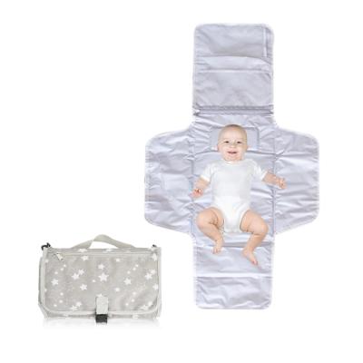 China Extra Large Portable Diaper Pad Clutch Travel Changing Changing Diaper Pad Changing Station for Newborns and Toddlers for sale