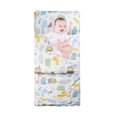 China Antibacterial Baby Sleeping Bag Super Soft Fluffy Cotton Newborn Receiving Sleep Covering for sale