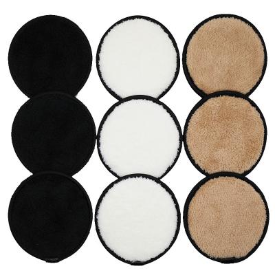 China Reusable Makeup Remover Face Microfiber Makeup Remover Pads Large Size Magic Makeup Remover Logo Custom Makeup Remover Pads for sale