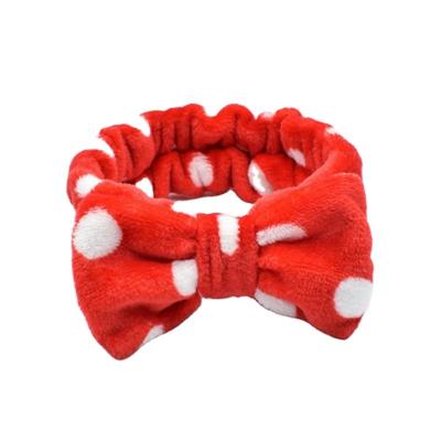 China Princess Absorbent Cute Bowknot Hairband Designs Accessories Elegant Elastic Hairband Latest for sale