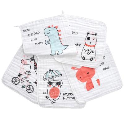 China Factory Wholesale Super Soft QUICK DRY 500gsm 10x10 inch Baby Washcloth Face Towel for sale