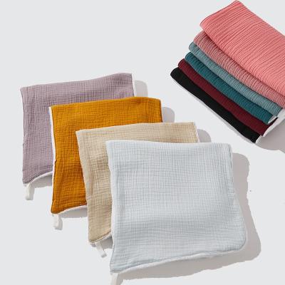 China Soft Absorbent Organic Muslin Burp Cloth 6 Packs 6 Layer Muslin Burp Cloth Bib Custom Burp Clothes Suppliers for sale