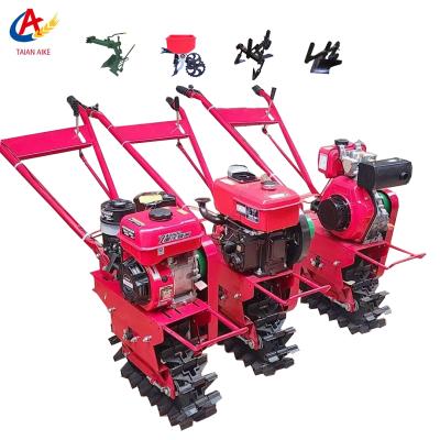 China Hot Sale Gasoline and Diesel Engine Farms Cultivator Mini Self Propelled Power Tiller Rotary Cultivator for sale