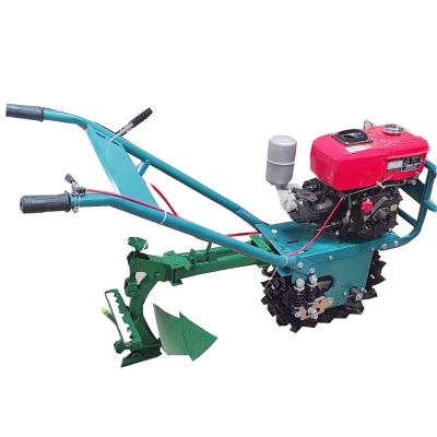 China Gasoline And Diesel Engine Farm Garden Plow Machine Small Mini Self Propelled Power Tiller With Best Quality for sale