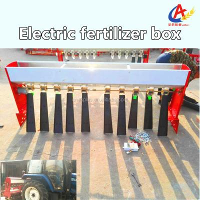 China High Efficiency Tractor Fertilizer Machine Tractor Post Fertilizer Box for sale