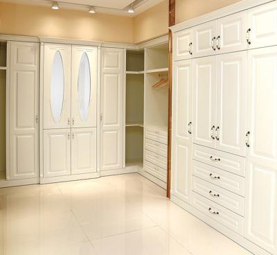 China Large Bedroom Storage Wardrobe Closet Modern Wooden Furniture Cabinets for sale