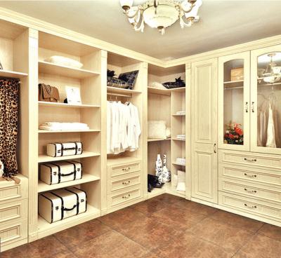 China Customized Modern Chinese Style Open Wardrobes Solid Wood Cabinet for sale