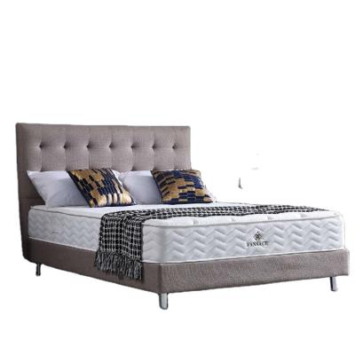 China Cheap high quality double foam bonnell spring queen comfort hotel bed hypoallergenic customized mattress for sale