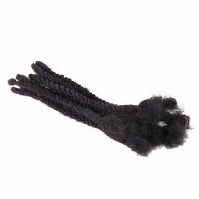 China Spring Loop Hair 0.4cm 0.6cm Premium Machine Made 100% Dreadlocks 0.8cm for sale