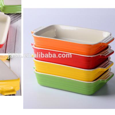 China Sustainable Wholesale Eco - Friendly Ceramic Bakeware Dinnerware Set for sale