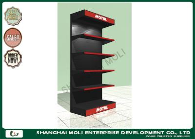 China Floor metal displays racks in supermarket five layers free standing racks displays for sale