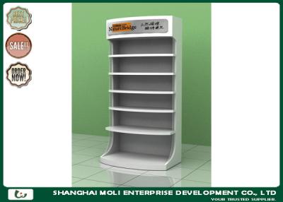 China High Range Milk Powder Shop Display Stands Silk Printing in White for sale