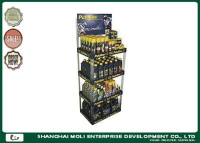 China Customized Engine Oil plastic display rack / shelf POP for Retail store for sale