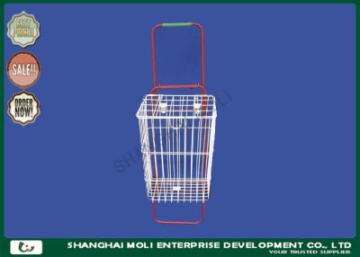 China Contenedores de almacenamiento de capa modificados para requisitos particulares para el transporte, supermercado del alambre de acero del polvo en venta