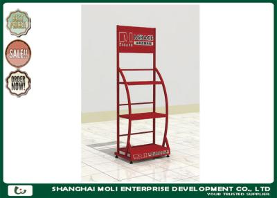 China Store Oil Display Rack Lubricant Floor Metal For Supermarket for sale