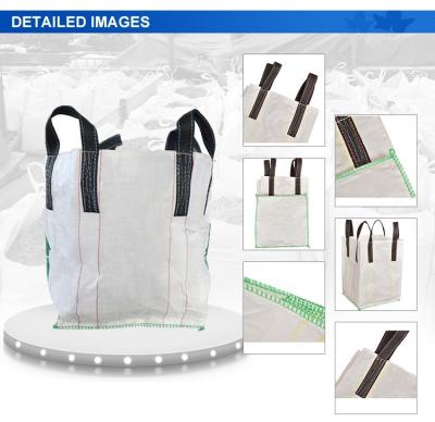 중국 PP 시멘트 장작 거대한 가방 1 톤 피브크 크기는 120g/m2를 자루에 넣습니다 - 220g/m2 판매용