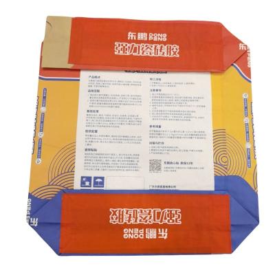 China 3 Schichten 80GSM-Papier und 1 Schicht Filmpapier Verpackungstüten 20kg 25kg mit Tuck-in-Sleeve zu verkaufen