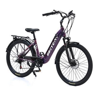 China Aluminum Alloy Custom 20-Inch Women's Electric City Bike 48v250W Configuration Customizable Configuration light and handy for sale