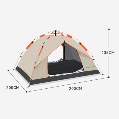 China Straight Bracing Type Convenient Outdoor Automatic Tent Pyramid Design with Waterproof Sunscreen Oxford Cloth for Outdoor Activities for sale