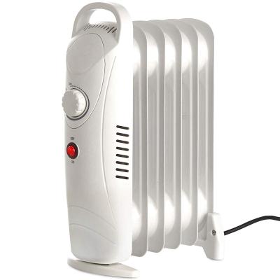 China Adjust Controller 7 Electric Heater Thermostatic 800W Fins Mini Portable Oil Filled Heater for sale