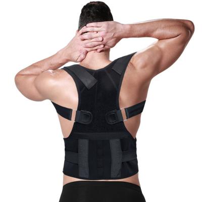 China Comfortable Unisex Postural Orthopedic Back Corrector Belt Adjustable Magnetic Posture Corrector Brace Support Belt for sale