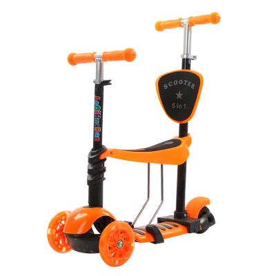 China Toy Sale Push Pedal Kick Kid Scooter 3 Wheels Skate Board Foot Skate Board Child Kids Scooter For Children for sale