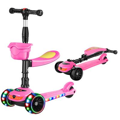 China Cheap child factory kids scooter with seat/wholesale 3 wheels scooter for kids kick scooters foot scooters kid for sale for sale